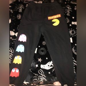 pac-man sweatpants size M